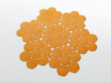 PRISMA - Felt rug with geometric shapes by Paola Lenti - view 3